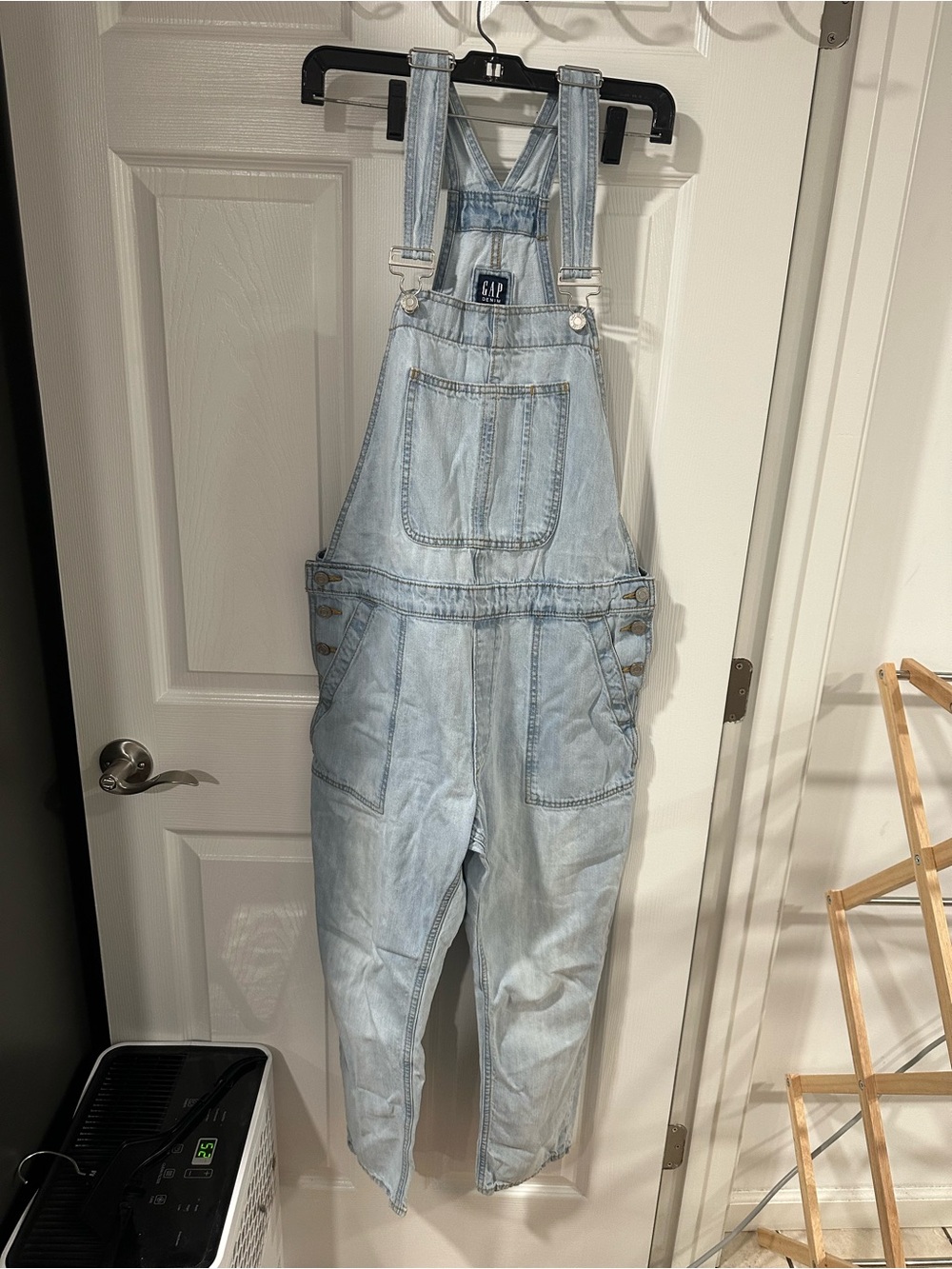GAP Light Wash Denim Overalls